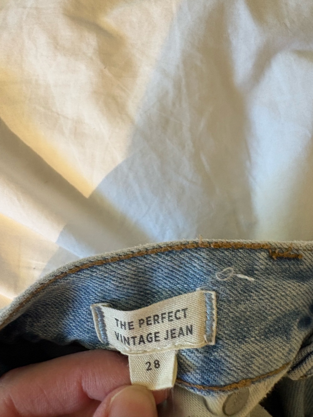 Madewell Pale Blue Straight-Leg Jeans - Picture 5 of 5